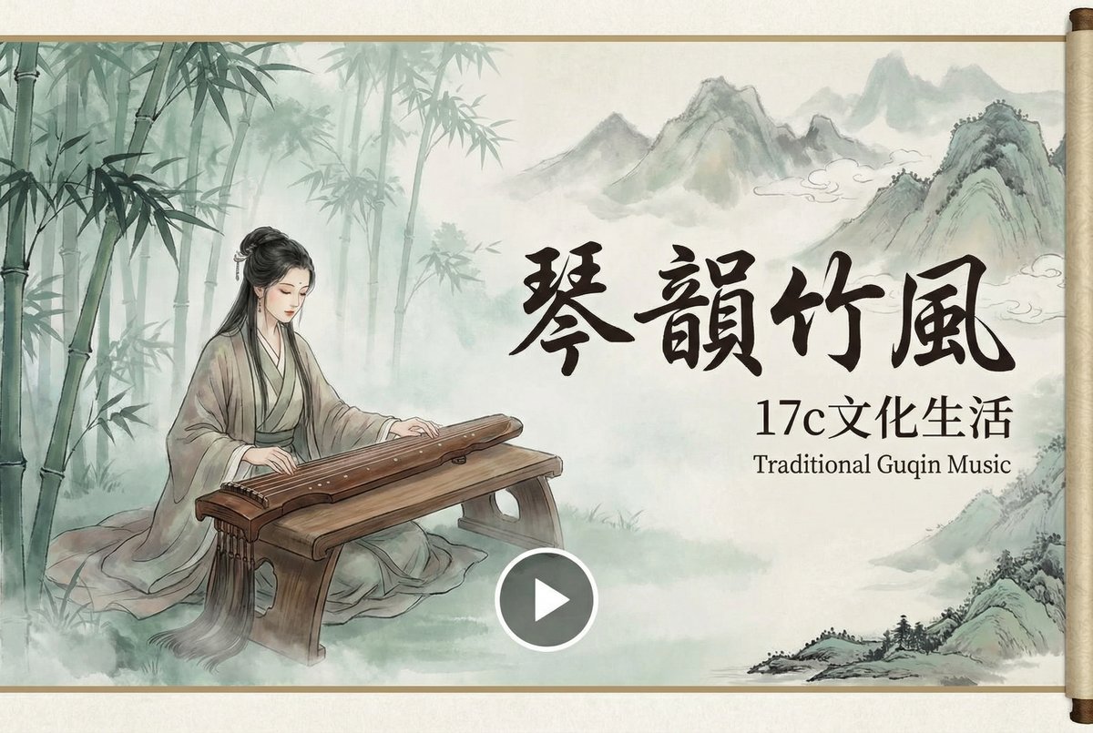 17c古琴视频 - 国风文化传承视频分享